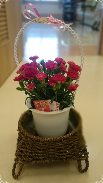 「母の日」にプレゼントされたお花
