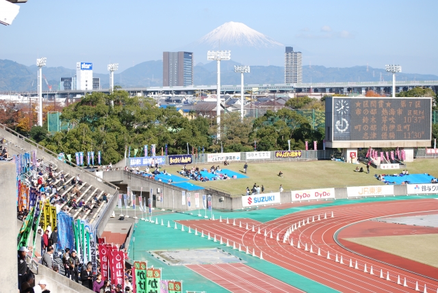 草薙陸上競技場から見えた富士山②